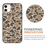 2 Pack Army Brown Camo Phone Case For Iphone 11 6.1 Inches, Cool Durable Pattern Flag Anti-Scratch Soft Slim Flexible Protective Shockproof Tpu Funda Cover For Men Boys