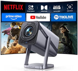 Official-Licensed20W Dolby Audio360°Adjustable Stand: Smart 4K Projector With Wifi 6 And 2-Way Bluetooth, Electric Focus & Auto Keystone, 1080P Mini Portable Outdoor Proyector W/ Hdmi Arc