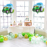 Tractor Balloon Jumbo Tractor Shaped Aluminum Foil Mylar Balloons For Farm Themed Party Birthday Baby Shower Decoration Supplies 25.5 X 25 Inch 3Pcs