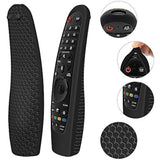 Silicone Protective Case For Lg Mr20Ga Mr19Ba Mr18Ba Mr650A Mr600 Remote Control, Anti-Slip Cover For Lg Akb75855501 Magic Remote Skin Protector,Black