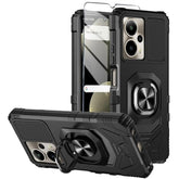 Cricket Outlast 5G Case with Screen Protector and Ring Kickstand Black