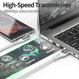 Usb C To Usb A Cable 2 Pack 10Ft Long Braided 3A Fast Charging Type C Charger
