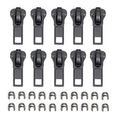 10 Pieces #5 Black Zipper Sliders Zipper Repair Zipper Replacement For