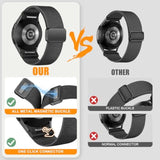 One-Click Magnetic Nylon Bands for Samsung Galaxy Watch 40-47mm Stretchy