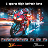 24 Inch 240Hz Gaming Monitor, 1080P Fhd, Fast Va Panel, 1Ms Adaptive Sync, Ultra Slim Frame, 16.7M Colors, Srgb 100%, Hdmi 2.1 & Dp 1.4, Vesa, Eye Care, For Ps5, Xbox, Gaming Computer Monitor