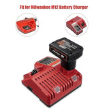 2 Pack 6.5Ah 12V Battery Compatible For Milwaukee M 12 Battery 48-11-2401 48-11-2412 48-11-2411 48-11-2420 48-11-2410 12Volt Cordless Tools For Milwaukee 12 Volt Lithium Battery