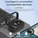 Sleep Earbuds Bluetooth In Ear Light-Weight Headphones, Mini Invisible Earplugs Small Design For Side Sleepers, 58H Playtime With Charging Case, Clear Calls& Noise Block, Off White
