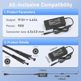 90W Ac Adapter Charger For Dell Optiplex Micro 9020 7050 7040 7080 7060 7070 5