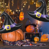 Halloween Witch Hat Foil Balloons: Spooky Party Decoration Set