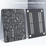 Case For 15-Inch Macbook Air 2025 M4 2024 M3 2023 M2 Chip Model A3241/A3114, Unique Designed Protective Plastic Hardshell & Keyboard Cover -Durable Scratch-Resistant, Scientific Formula