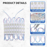500 Pcs Led Module White 6500K 1.2W Led Storefront Waterproof Replacement Lights For Inflatables Decorative Module Light