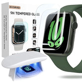 Compatible For Watch Seires 9 8 7 Screen Protector 45Mm, Tempered Glass ???????? ?????????????????? Full Coverage Bubble Free Hd Film For Iwatch Seires 9/8/7 45Mm - 2 Pack