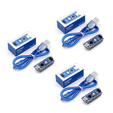 Nano V3.0, Nano Board Atmega328P 5V 16M Micro-Controller Board Compatible With Arduino Ide (Nano X 3 With Usb Cable)