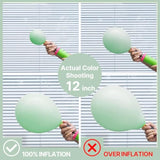 Light Green Balloons 127Pcs Different Sizes Pack Of 36 18 12 10 5 Inch Mint Pastel Peppermin Green Balloon Arch Kit For Baby Shower Spring Forest Birthday Party Decorations Green-Q06