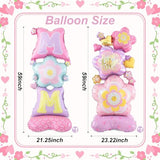 Mothers Day Balloons Large MOM Balloons Mother's Day Foil Balloons for Mothers Day Decorations