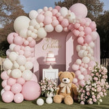 Pink & White Balloon Arch Kit: Pastel Party Decor