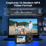 Video to Digital Converter 2.0 (Second Generation) - Record Video from VCR's, VHS Tapes, AV, RCA, Hi8, Camcorder, DVD, Gaming Systems [Requires