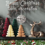 10 Pcs Honeycomb Paper Christmas Tree, Classic, 4/6/7/10 Inch