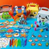 Under The Sea Party Favors Ocean Animals Party Stickers School Sea Shark Mermaid Party Goodie Bag Stuffer Classroom Gifts Rewards Supplies