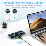 15W Wireless Charger Pad Fast Charging For Moto G Power 2025,G Stylus 5G 2025,Edge 2025,Razr 60 Ultra,Iphone 16E,Samsung Android Phone Cargador Inalámbrico Para Qc Adapter For Galaxy S25 Ultra S24 S23
