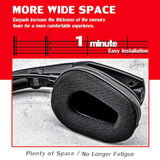 Ear Pads Compatible With B450-Xt B550-Xt Headset I With Microphone Foam (Hybrid Mesh)