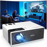 Projector With Wifi And Bluetooth 4K Support, 300Ansi Outdoor Indoor Projector Fhd 1080P Max 300" Display, Movie Video Home Theater Projector Compatible W/Hdmi/Usb/Phone/Laptop/Tv Stick