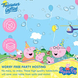Officially Licensed Peppa Pig Birthday Decorations - Pack Of 2 Large Rectangular Tablecloth 54 X 108 Inches - Peppa Pig Party Supplies - Disposable Plastic Table Cover
