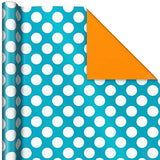3 Reversible Gift Wrap Rolls – Modern Black, White & Brights for Any Occasion