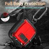Galaxy Buds 3 Pro/3/3 FE Protective Case Cover with Secure Lock Clip and Shockproof Hard Shell