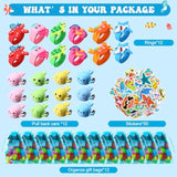 156 Pcs Under The Sea Party Favors Ocean Themed Gifts Bulk Sea Animal Stickers Squeeze Slap Bracelet Stampers Piñata Stuffers For School Classroom Prizes Birthday Goodie Bag Fillers