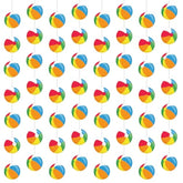 8 Pieces Beach Ball Garland Summer Pool Party Hanging Banner Decorations Pool Ball Paper Cutout Garland Room Wall Decor For Hawaii Beach Birthday Baby Shower Party Favors Supplies