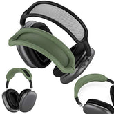 Headband Cushion Cover Case Compatible With Apple Airpods Max Wireless Headphone,Washable Soft Durable Silicone Dustproof Easy To Install Diy No Tool Needed For Airpods Max Accessories(Green)