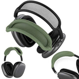 Headband Cushion Cover Case Compatible With Apple Airpods Max Wireless Headphone,Washable Soft Durable Silicone Dustproof Easy To Install Diy No Tool Needed For Airpods Max Accessories(Green)