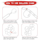 134Pcs Red Balloon Arch Kit – 5–18" Balloons for Birthday, Wedding & Party Decorations