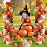 Fall Balloon Column Kit: Maple Leaf, Pinecone Balloons (2 Sets)