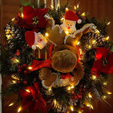 Christmas Light, 33Ft 100 Led Battery Operated String Lights With Auto Timer & 8 Modes, Green Wire Outdoor Waterproof St