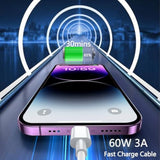 Usb C Cable 60W 3Ft 3Pack,Usb C To Usb C Fast Charging Cable Compatible With Macbook Pro?Iphone 15/15Pro/15Promax, Samsung Galaxy S23, Ipad Pro 2021, Ipad Air 4 And More