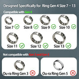 Charger Compatible with Oura Ring Gen 4: Fast Charging Dock for Size 7/8/9/10/11/12/13 with USB-C Cable (Not Compatible with Ring Gen 3)