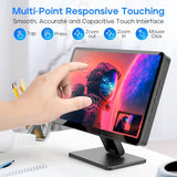 Touch Screen Monitor With Case, 7 Raspberry Pi Screen, Ips Fhd 1024×600,Responsive And Smooth Touch,Dual Built-In Speakers,Hdmi Input,Compatible With Raspberry Pi/Pc/Camera/Gaming/Tv