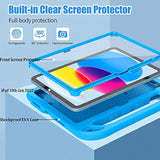 Kids Case For Ipad 10Th Generation 10.9 Inch 2022 - With Built-In Screen Prote