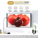 Hdmi Cable (18 Gbps, 4K/60Hz), 6 Feet Hdmi To Hdmi Cord For Uhd Tv, Blu-Ray, P