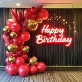 Red Balloon Arch Kit, 125 Pcs Red Balloons Different Sizes 18 Inch 12 Inch 10 Inch 5 Inch Balloons For Balloon Arch Garland Birthday Baby Shower Wedding Graduation Christmas Party Decoration
