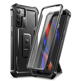 Samsung Galaxy S21 Case with Screen Protector Kickstand Heavy Duty Black