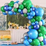 Balloon Garland Kit Blue And Green, Jungle Safari Balloon Garland Arch