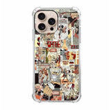 Case For Iphone 16 Pro With Superhero Design,Cartoon Comic Pop Culture Art Collage Pattern,Clear Soft Tpu Bumper Phone Shell,6.3"(Hero,16Pr)