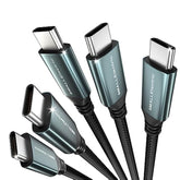 USB C to USB C Charging Cable 5Pack 60W Type C Fast 6ft Long Charger Cord for Apple iPhone 16/16 Plus/16 Pro Max/iPhone 15/15 Plus/ 15 Por Max,Mac Book/iPad/Android Samsung Galaxy S22 S23
