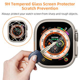 3 Pack Screen Protector Compatible With Watch Ultra 2/1 49Mm, Screen Protector With Easy Installation Kit For Iwatch Ultra 49Mm, Full Coverage