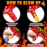 18 Pcs Fire Truck Birthday Party Supplies 32 Inch Fire Balloons Alumin