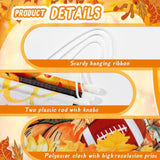 3Pcs Thanksgiving Decorations Football And Fall Y'All Yard Sign Autumn Football Welcome Door Cover Banner Autumn Pumpkins Rustic Seasonal Farmhouse Thanksgiving Decoration Home Outdoor Decor