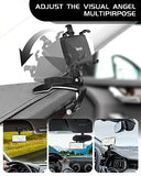 Car Phone Holder Dashboard Phone Mount 360 Degree Rotation Multifunctional Clip Design Car Universal Phone Mount Compatible with 4-7 inch cellphones